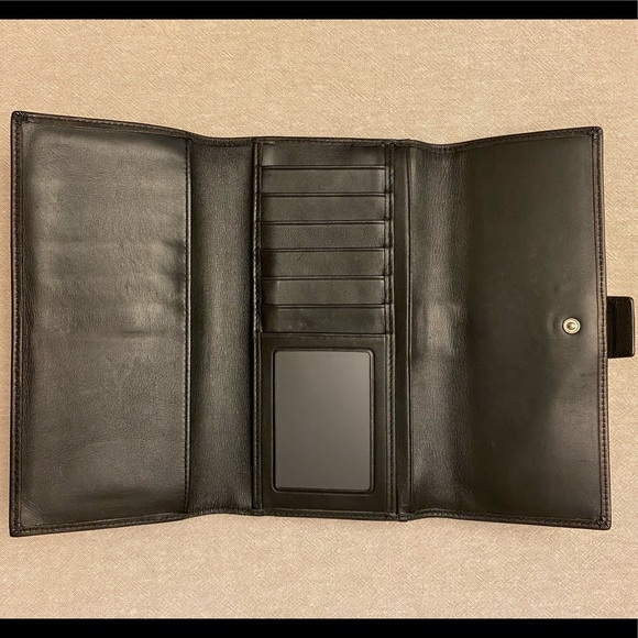 Coach Black Leather Wallet - Picture 4 of 6